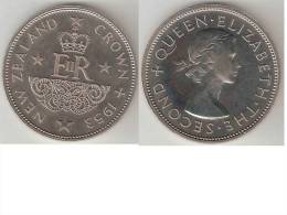 *new Zealand 1 Crown 1953  Km 30  Proof !!!!!! - Nouvelle-Zélande