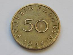 50 Franken 1954 - SARRE - Saarland - Etat Proche Du SUP !!!!  *** Monnaie Assez Rare **** - Other & Unclassified