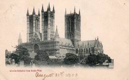 Lincoln Cathedral From South West 1903 - Autres & Non Classés