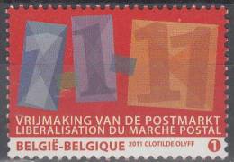 Belgique 2011 COB 4089 Neuf ** Cote (2016) 1.70 Euro Libéralisation Du Marché Postal - Ungebraucht