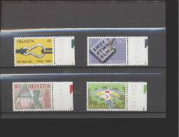 Schweiz ** 1376-1379  Sonderausgabe Rand Mit Nummern Michel 7,00 - Unused Stamps