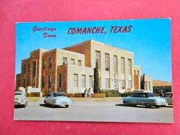 Texas > Comanche  Court House  Classic Autos -    Ref 802 - Sonstige & Ohne Zuordnung