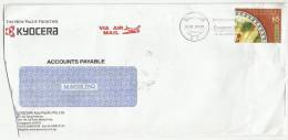 Singapore Air Mail Postal Used Cover 2010 - Singapur (1959-...)