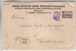 Perforés - Hongrie - Lettre Recommandée De 1935 ° - Perforadas