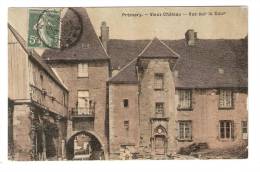 CPA : 58 - Nièvre : Prémery : Vieux Château : Vue Sur La Cour  : Colorisée , Toilée - Autres & Non Classés