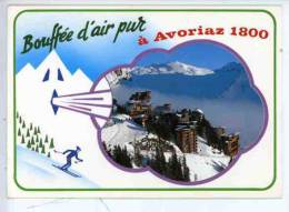 AVORIAZ 1800 - Bouffée D'air Pur - Vue Générale Dessin Humour - Avoriaz