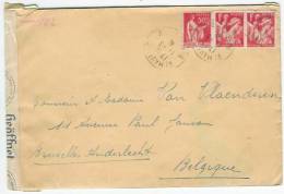 St.Maurice  17.10.1941 Censuru Allemande Vers Bruxelles-Anderlecht Belgique - Covers & Documents