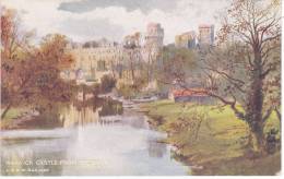 WARWICK Castle From The River (Pub London And North Western Railway) - Warwick