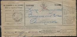 Télégramme Obl. Téléraphique Bil. AUDENARDE AUDENAERDE 1922 (300) - Telegrammi