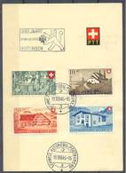 Switzerland Pro Patria On Cardboard 1946 USED - Briefe U. Dokumente