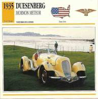 2 Voitures Duesenberg - Mormon Meteor 1935 +  French Speeder 1931 - Auto's