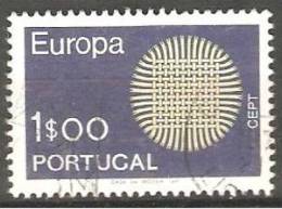 PORTUGAL - 1970,  Europa CEPT.  1$00  (o)  MUNDIFIL  Nº 1063 - Oblitérés