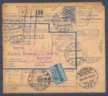 Czechoslovakia Referral Sent From Police Na Metuji Over Breclav To Sarajevo 1928 USED - Sobres