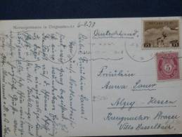 A2306    CP NORGE   POUR L'ALLEMAGNE  1938 - Storia Postale