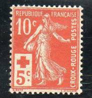 LOT 573 - FRANCE N°147* Charnière  - Cote 40€ - Unused Stamps