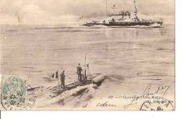 SOUS MARIN "GYMNOTE" ,BEAU PLAN ,PERSONNAGES REF 30982 - Sous-marins