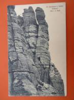 (2/5/19) AK "Kl. Gansfelsen B. Rathen (Südwand)" Blick Von Der Bastei Um 1900 - Rathen