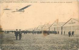 69 LYON - AVIATION - Grande Semaine D'Aviation - LATHAM En Plein Vol, Avant De Briser Son Antoinette - Other & Unclassified