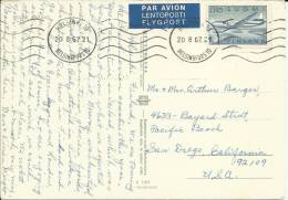 FINLANDIA TP CORREO AEREO A USA 1967 - Briefe U. Dokumente