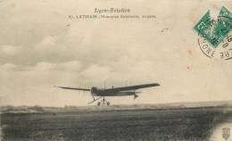 69 LYON - AVIATION -  LATHAM Monoplan Antoinette En Piste - Andere & Zonder Classificatie