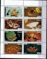 STAFFA Papillons. Butterflies, Mariposas(FEUILLET 8 VALEURS) Neuf Sans Charniere **. MNH - Papillons