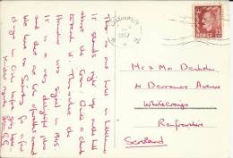 NORUEGA TP LILLEHAMMER 1957 A ESCOCIA - Lettres & Documents