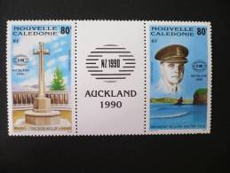 Nouvelle Calédonie - 1990 Poste Aérienne Nouvelle Zélande Triptyque N° PA 270 A Neuf ** - Nuovi