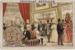 CHROMO Chocolat REVILLON - Beaux Arts  - 2 Scans - Revillon