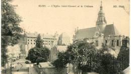 CPA 41 BLOIS L EGLISE SAINT VINCENT ET LE CHÂTEAU - Blois