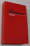 Michelin Italia Rouge De 1986, Ref Perso 345 - Michelin (guides)
