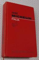 Michelin Italia Rouge De 1986, Ref Perso 345 - Michelin (guias)