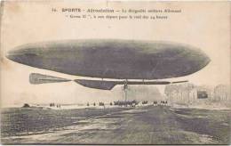 Sports - Aérostation - Le Dirigeable Militaire Allemand "Gross II" à Son Départ Pour Le Raid Des 24 Heures - Zeppeline