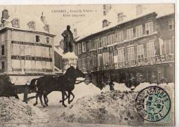 Langres  52   Neige Place Diderot  (voir Scan) - Langres