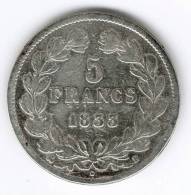 5 Francs Argent , Louis-Philippe Ier 1833 B - J. 5 Franchi