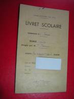 ANNEE SCOLAIRE 1958 1959  LIVRET SCOLAIRE  COMMUNE DE FOSSE  MOD 637  LIBRAIRIE J BESNARD  VENDOME - Diplomas Y Calificaciones Escolares