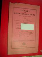 ANNEE SCOLAIRE 1959 1960 CARNET DE CORRESPONDANCE MODELE DES INSTITUTEURS ECOLE PUBLIQUE DE FOSSE  REGLEMENT INTERIEUR - Diplomi E Pagelle