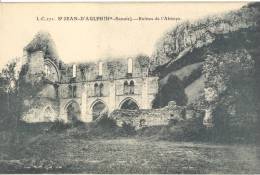 CARTE POSTALE   SAINT JEAN D AULPH      RUINES DE ABBAYE - Saint-Jean-d'Aulps