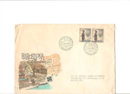 Carta Con Cuño Exposicion De Barcelona - Storia Postale