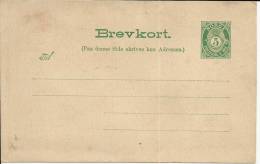 NORUEGA ENTERO POSTAL NUEVO - Postal Stationery