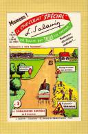 BUVARD : Le Chocolat Special SALAVIN  Au Sucre De Canne Non Raffiné  En 8 Buvards Soit N°3 - Kakao & Schokolade