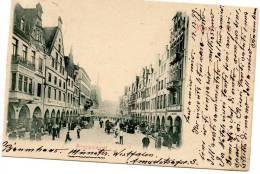 Munster I W Principalmarkt 1900 Postcard - Münster