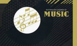 Australia 2013 Legends Of Music Set Of 10 Presentation Pack - Presentation Packs