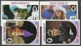 MONTSERRAT - 1986 Royal WQedding. Scott 615-6. MNH ** - Montserrat