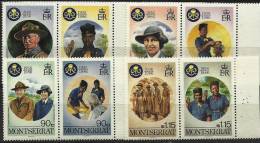 MONTSERRAT - 1986 Girl Guides. Scott 592-5. MNH ** - Montserrat