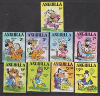 Anguilla 1981 Easter Disney Themes Set 9 MNH - Anguilla (1968-...)