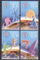 2000 Hong Kong Olympic Games Stamps Cycling Judo Rowing Diving Sailing Table Tennis Athletics Map - Immersione