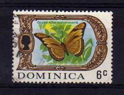 Dominica - 1969 - 6 Cent Butterfly (Chalk Surfaced Paper) - Used - Dominica (...-1978)