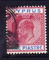 Cyprus - 1903 - 1 Piastre Definitive (Watermark Crown CA) - Used - Cyprus (...-1960)