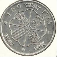 SPAIN 100 PESETAS EMBLEM  FRONT FRANCO HEAD BACK 1966 AG SILVER VF+ KM797 READ DESCRIPTION CAREFULLY!!! - 100 Pesetas