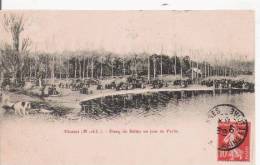 ALLONNES (M ET L) ETANG DU BELLAY UN JOUR DE PECHE  1907 - Allonnes